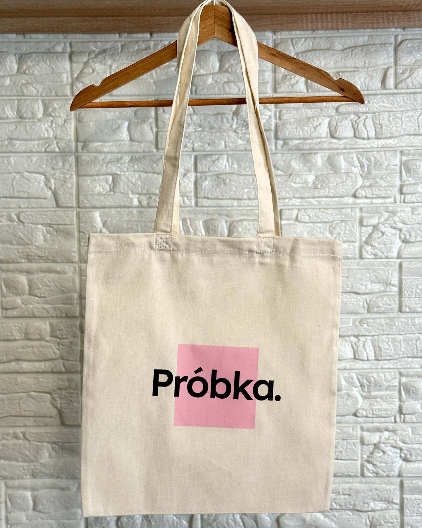 Torba „Próbka.” – beżowa