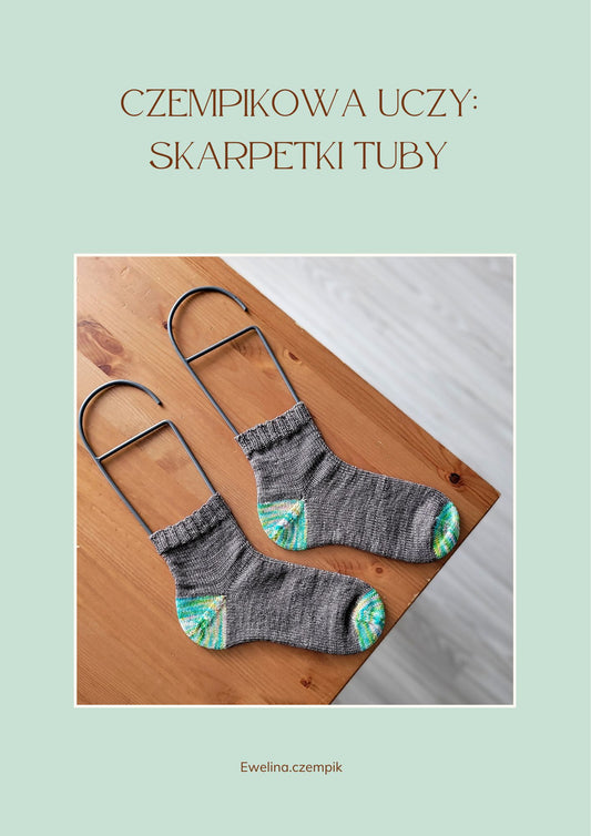 Skarpetki Tuby wzór dziewiarski – produkt cyfrowy