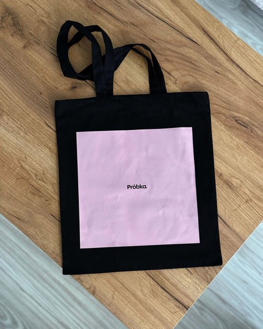 Torba „Próbka.” – czarna