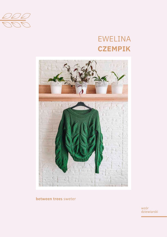 Between Trees Sweater wzór dziewiarski – produkt cyfrowy